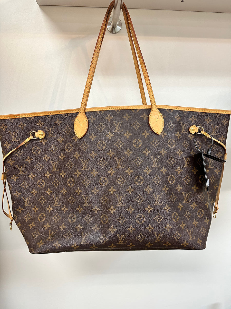 100% Authentic Louis Vuitton Neverfull MM Monogram Tote Bag