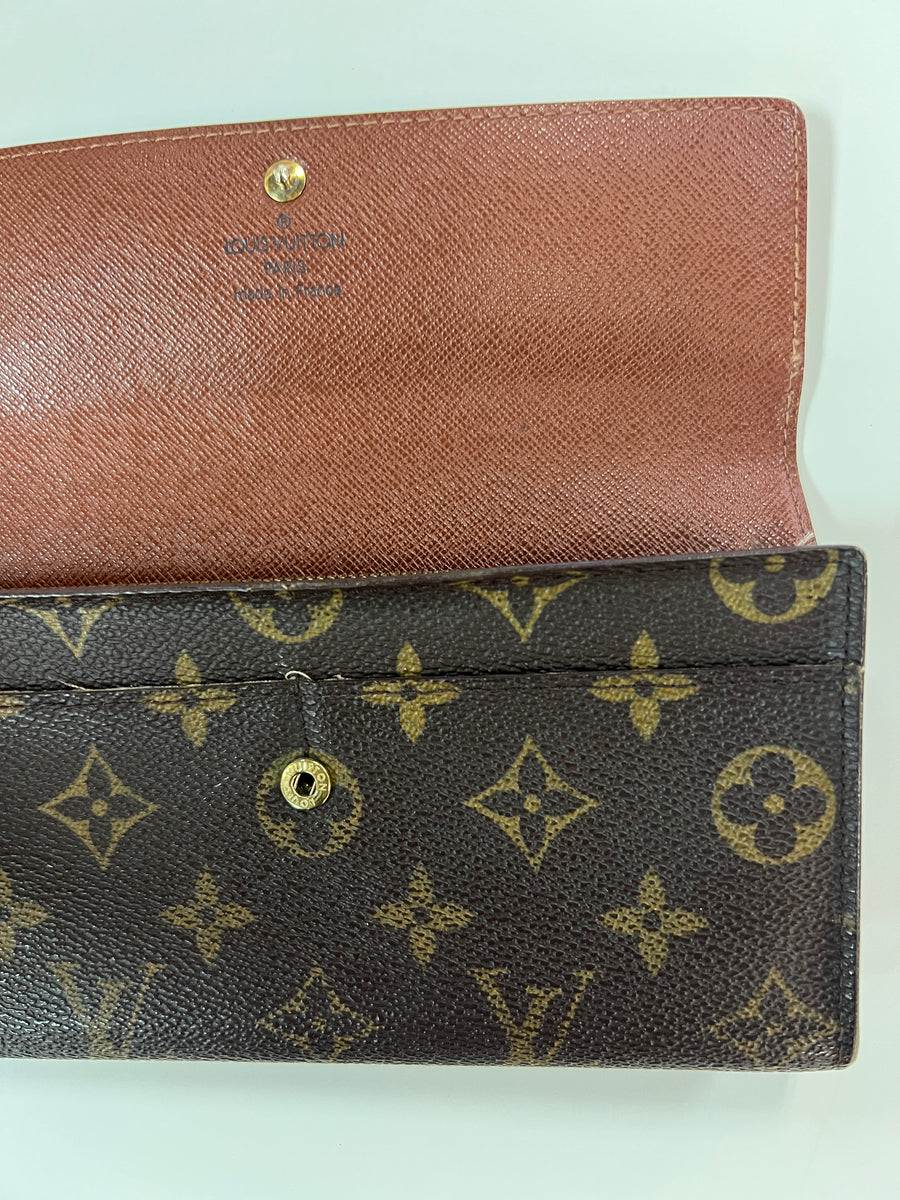 Louis Vuitton Monogram Sarah Tuileries Wallet (SHG-ySaTQu) – LuxeDH