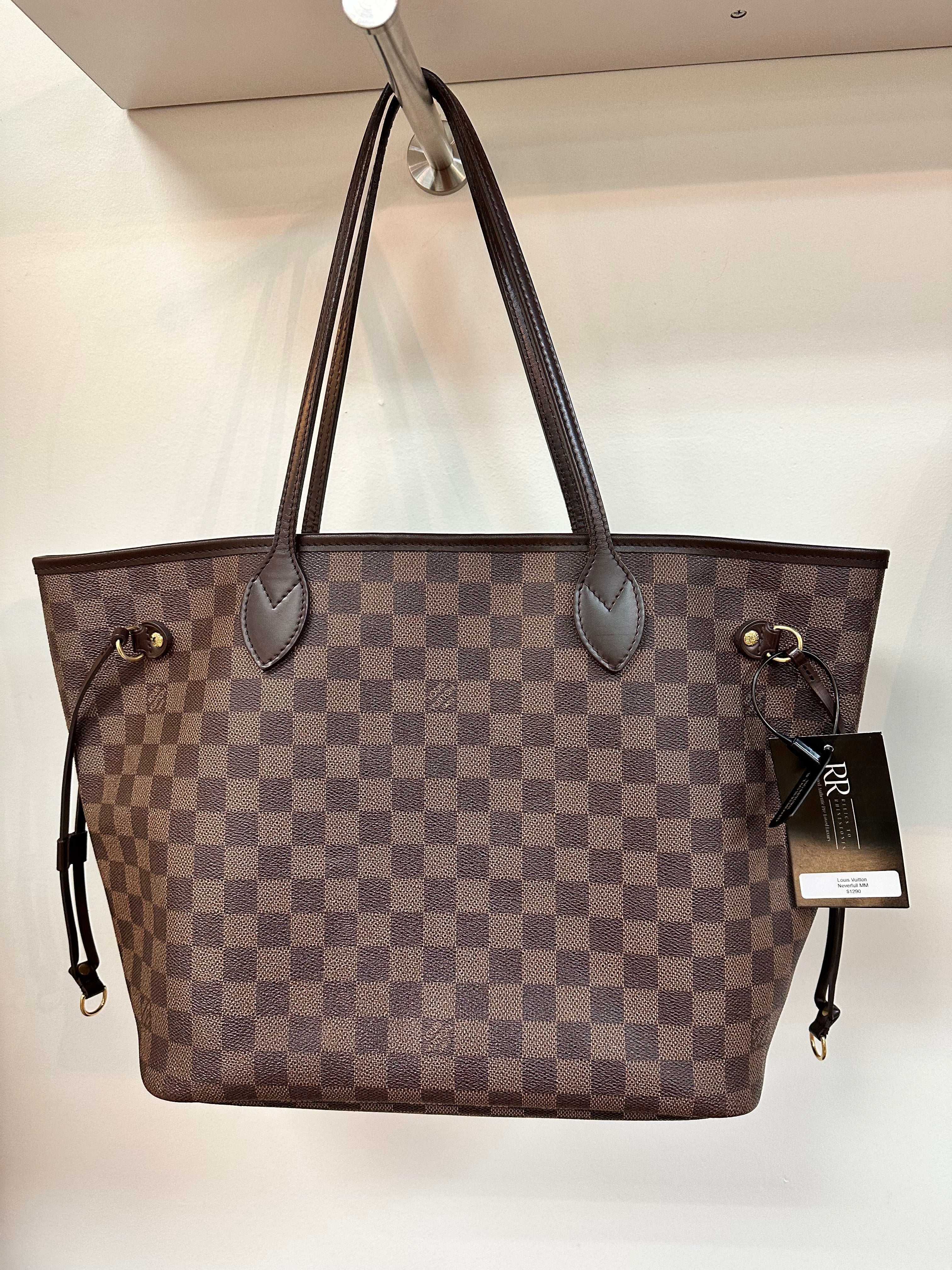Buy Brand New & Pre-Owned Luxury Louis Vuitton Neverfull MM Damier