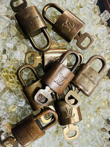 Louis Vuitton, Bags, Louis Vuitton Dial Brass Lock Combo Combination  Padlock Vintage