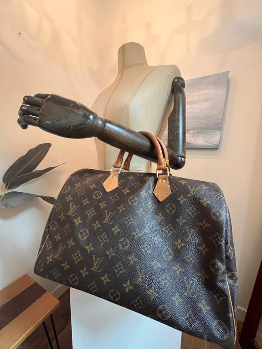 Authentic Louis Vuitton Monogram Speedy 35