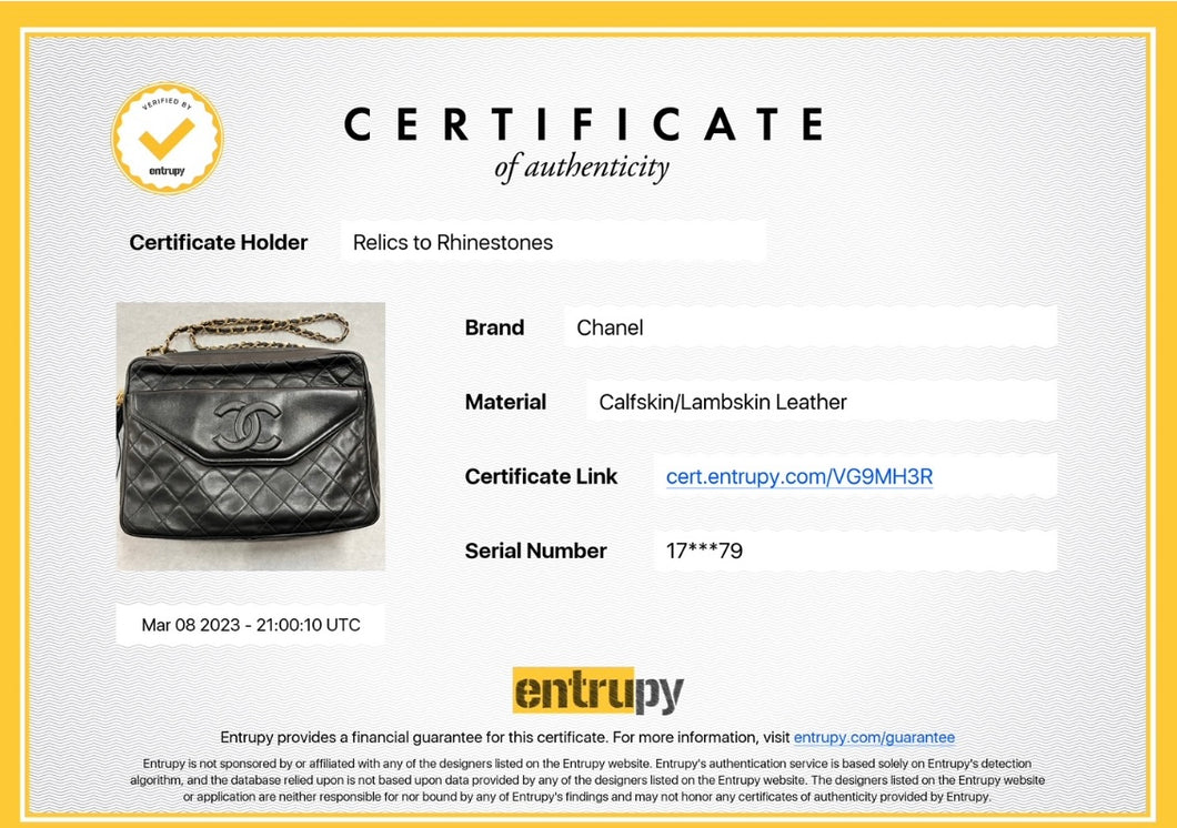 Entrupy Authentication Certificate – Apalboutique
