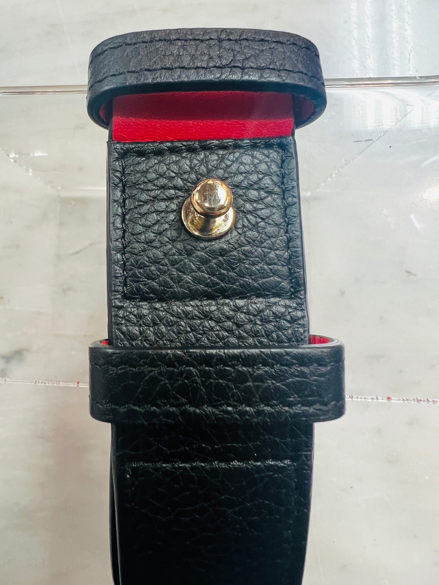 Christian Louboutin, Boudoir leopard printed leather belt bag