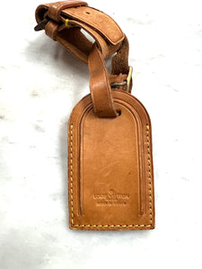 Sale Authentic Vintage LOUIS VUITTON Vachetta Leather Luggage 