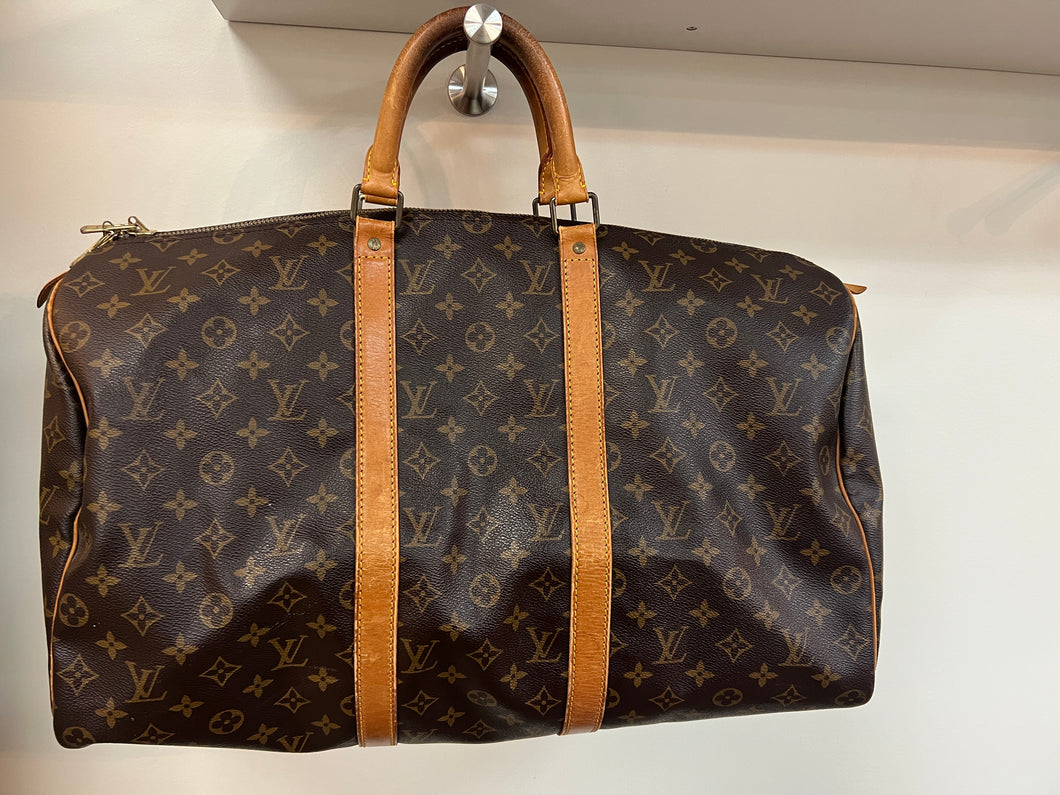 Louis Vuitton Keepall 50 Travel Bag Authenticated By Lxr