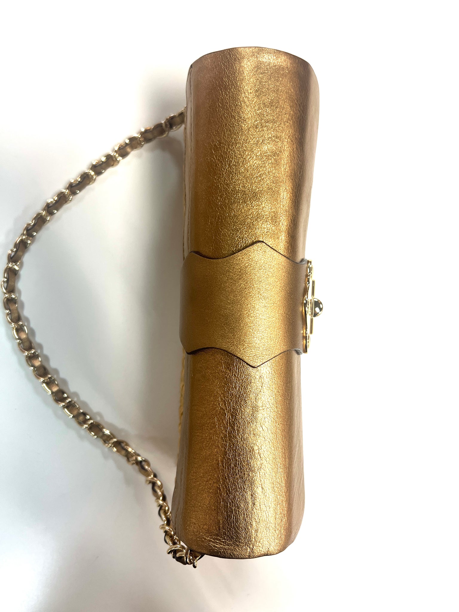 Michael Kors Kara Large Duffle Metallic Leather Satchel Shoulder Bag Rose  Gold for sale online | eBay